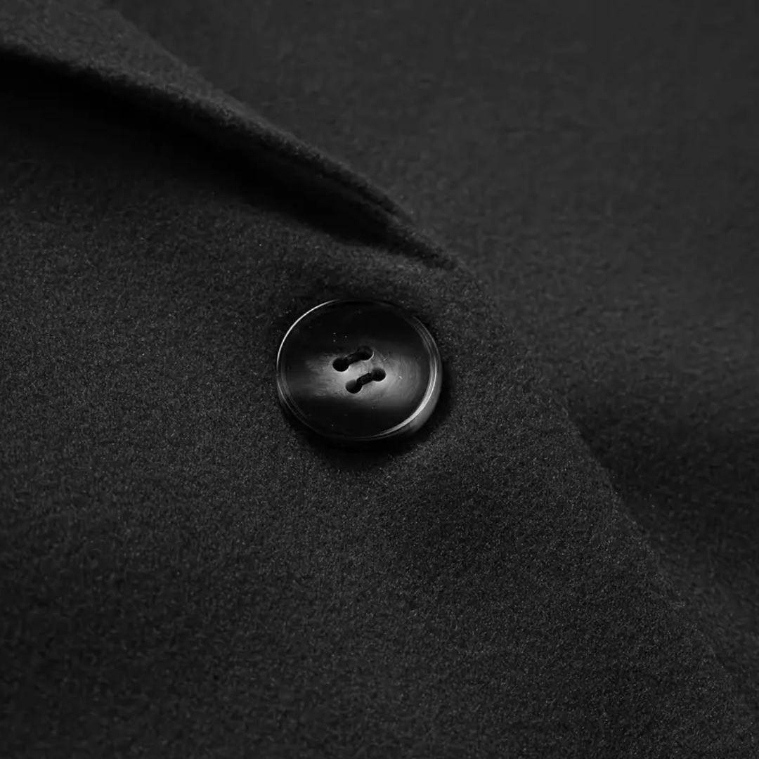 Damen Mantel Doppelreihig Lang – Klassischer Übergangs- & Wintermantel