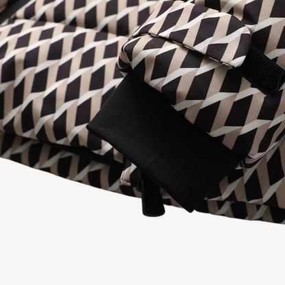 Damen Steppjacke mit Gürtel – Taillierte Winterjacke