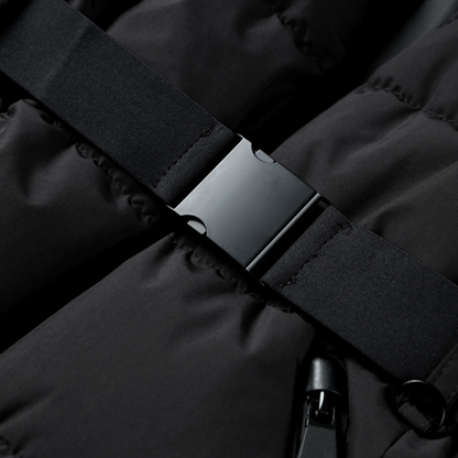 Damen Steppjacke – Mit Gürtel & Wasserabweisend