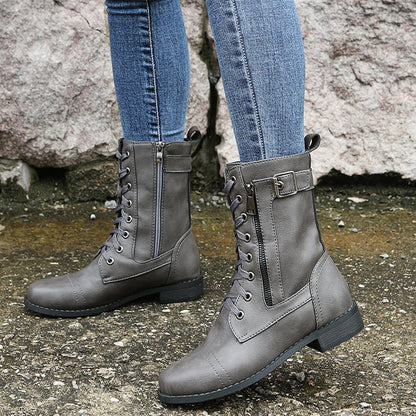 Damen Stiefeletten – Mit Seitlichem Reißverschluss
