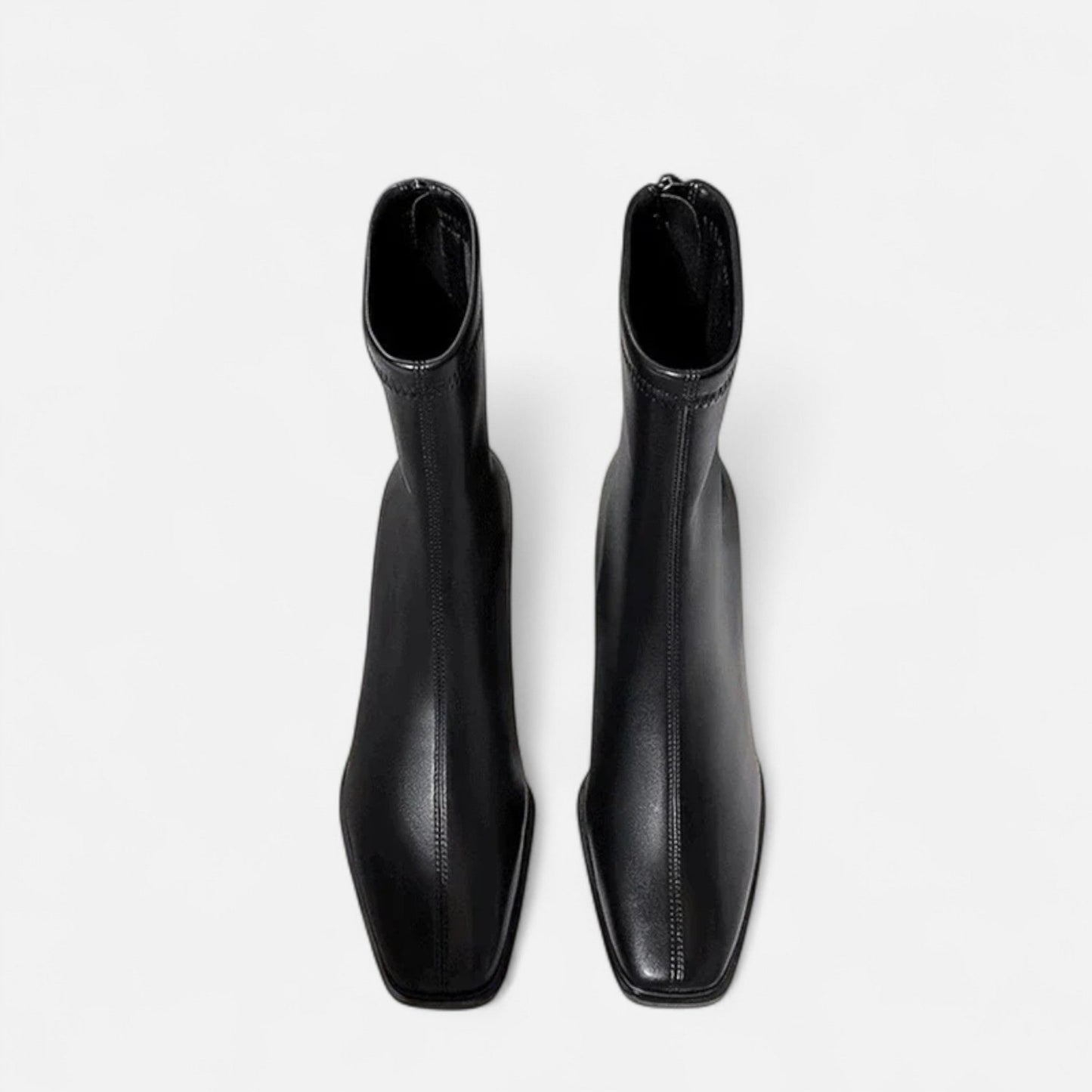 Damen Stiefeletten – Vintage-Stil mit Quadratischer Spitze