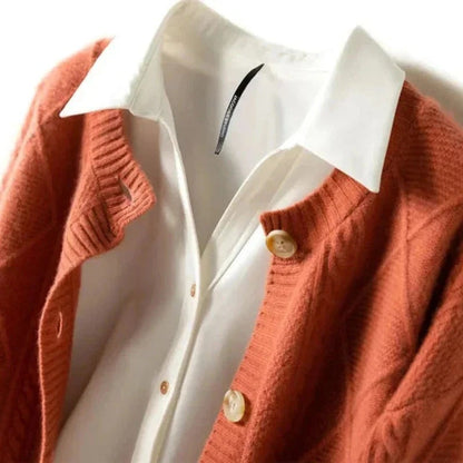 Damen Strickjacke – Klassischer Cardigan aus weichem Strick