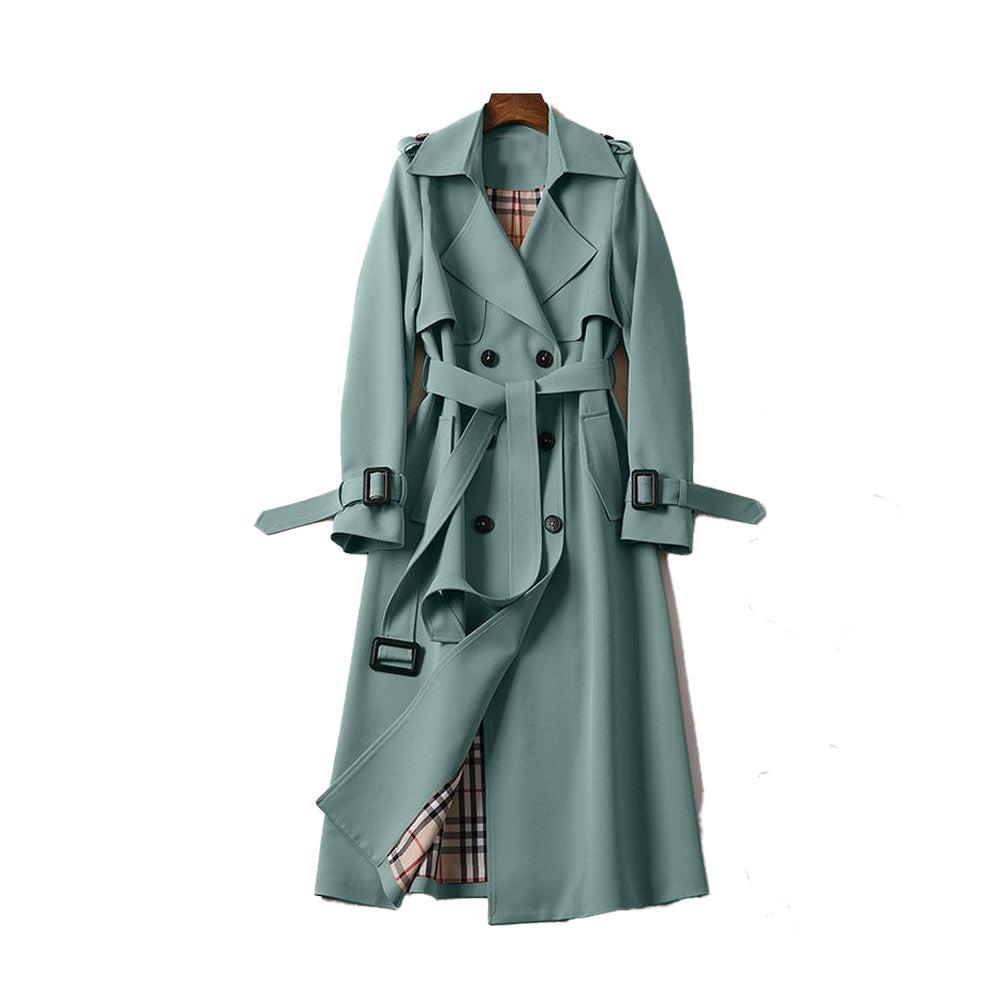 Damen Trenchcoat Doppelreihig – Klassischer Übergangsmantel Elegant