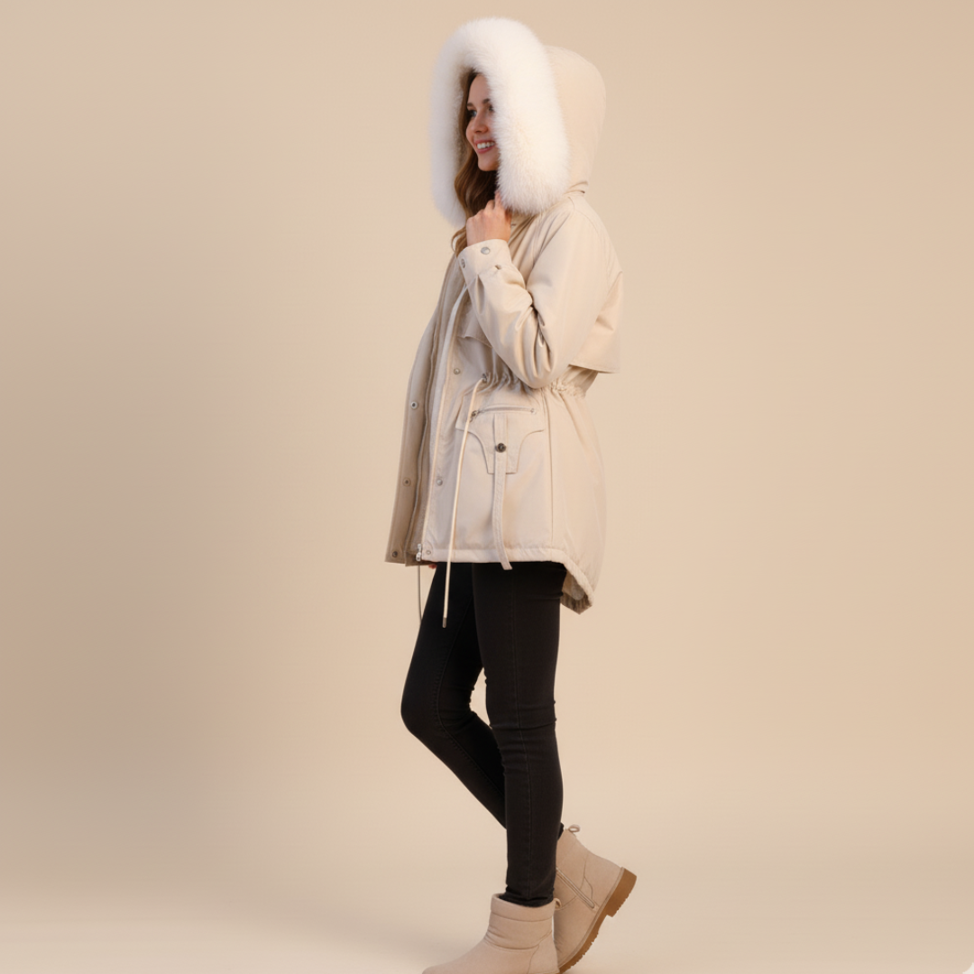 Damen Winterparka mit Kapuze – Warm & Funktional