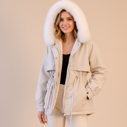 Damen Winterparka mit Kapuze – Warm & Funktional