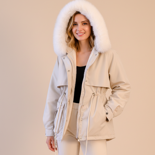 Damen Winterparka mit Kapuze – Warm & Funktional