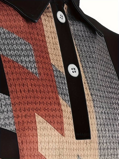 Daniel | Lässiges 1/4-Knopfhemd im Vintage-Stil für Herren | Stilvoll, bequem & vielseitig