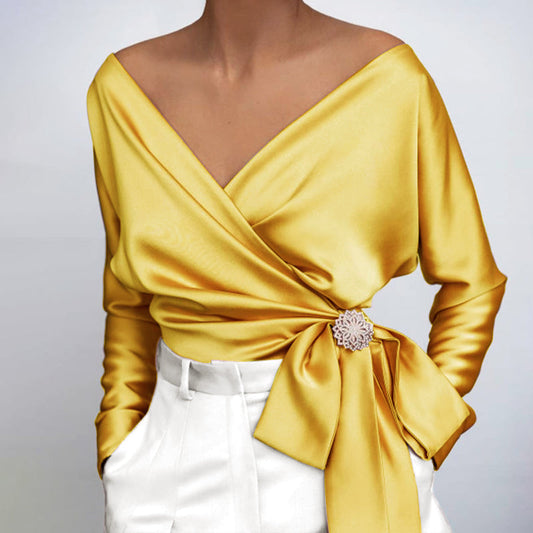 Davina | Seidenbluse für Damen | Luxuriös, elegant & vielseitig kombinierbar