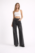 Womens Y2K High Waist Wide Leg Jeans
