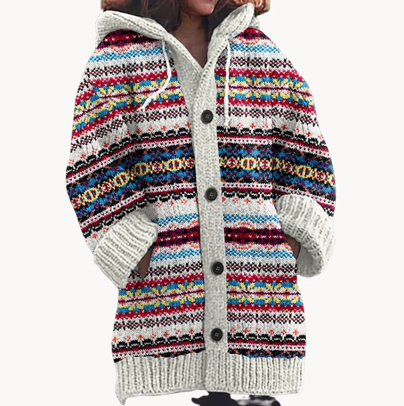 Elegante gestrickte Damenjacke für Stil und Komfort