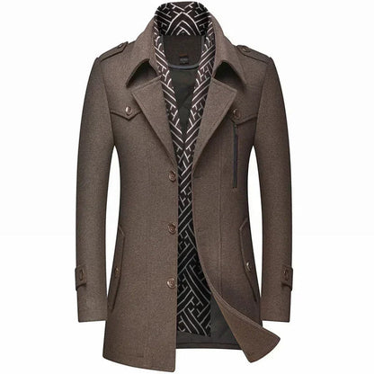 Elegante Herren-Winterjacke mit hervorragender Isolierung und Stil