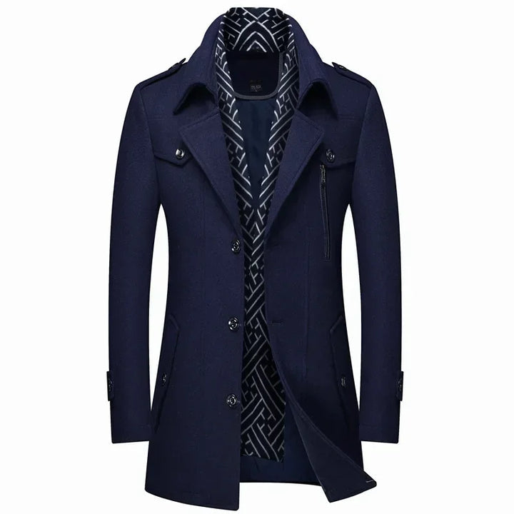 Elegante Herren-Winterjacke mit hervorragender Isolierung und Stil