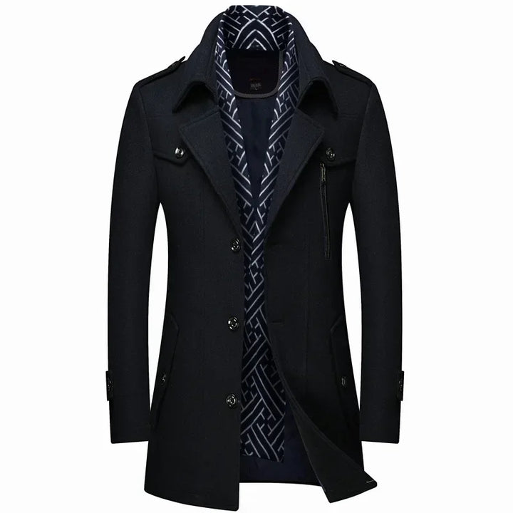 Elegante Herren-Winterjacke mit hervorragender Isolierung und Stil