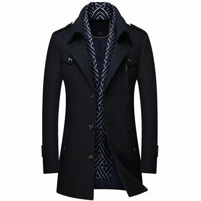 Elegante Herren-Winterjacke mit hervorragender Isolierung und Stil