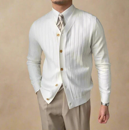 Elegante Herrenweste mit modernem Streifendesign