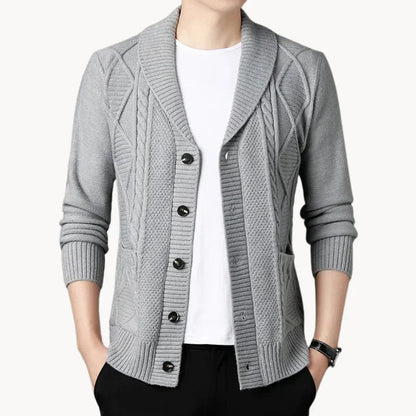 Eleganter Damen-Cardigan mit Rippendesign für jeden Anlass