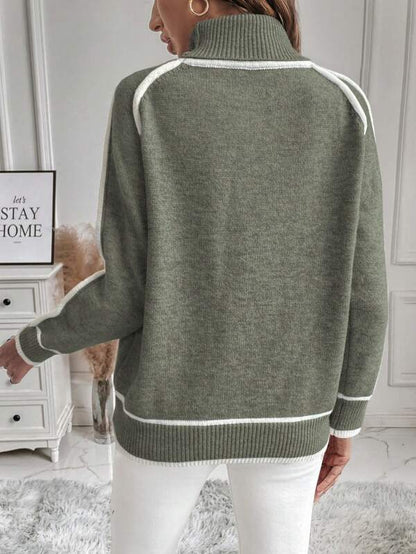 Eleganter Damenpullover mit warmem Futter für stilvolle Anlässe