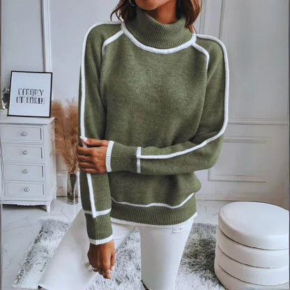 Eleganter Damenpullover mit warmem Futter für stilvolle Anlässe