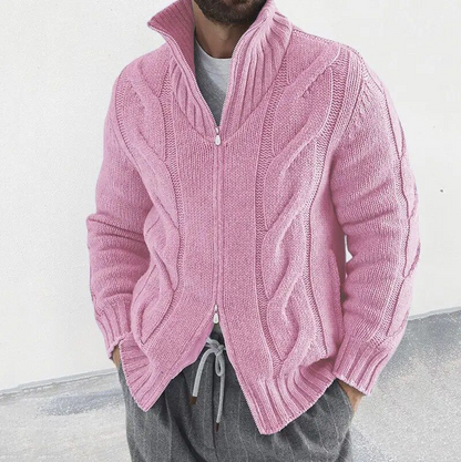 Eleganter Herren-Cardigan aus hochwertiger Wolle – Stilvoll und warm