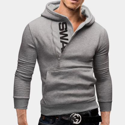 Eleganter Herren-Hoodie Mit Reißverschluss Für Stilbewusste