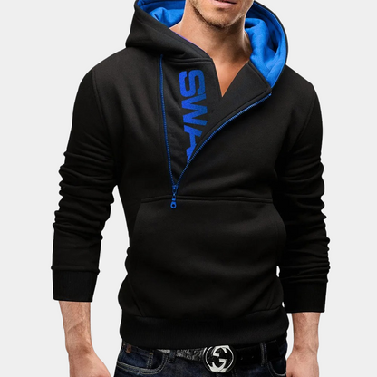 Eleganter Herren-Hoodie Mit Reißverschluss Für Stilbewusste