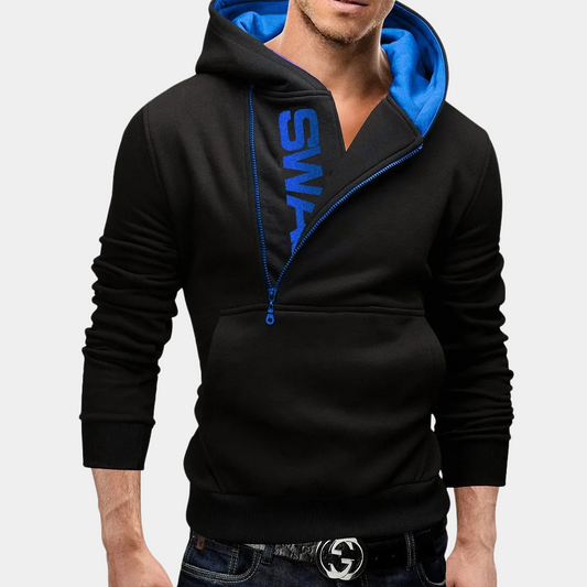 Eleganter Herren-Hoodie Mit Reißverschluss Für Stilbewusste