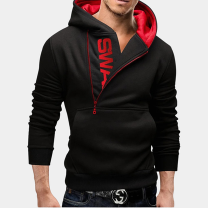 Eleganter Herren-Hoodie Mit Reißverschluss Für Stilbewusste