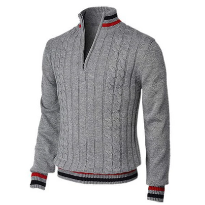 Eleganter Herrenpullover mit klassischem Kragen für jeden Anlass