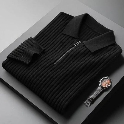 Eleganter Polokragen-Pullover für Herren – Ideal für stilvolle Freizeitlooks