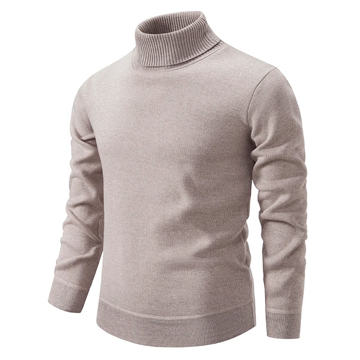 Eleganter Rollkragenpullover aus hochwertiger Baumwolle für Herren - Komfort und Stil vereint