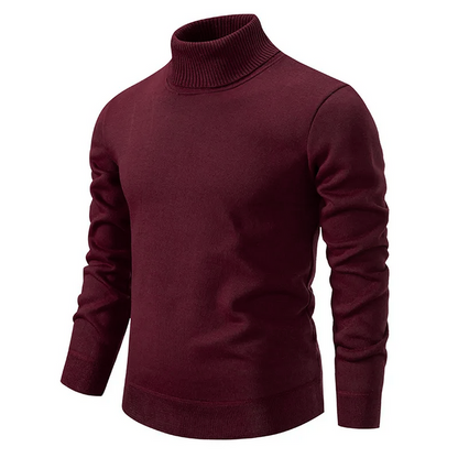 Eleganter Rollkragenpullover aus hochwertiger Baumwolle für Herren - Komfort und Stil vereint