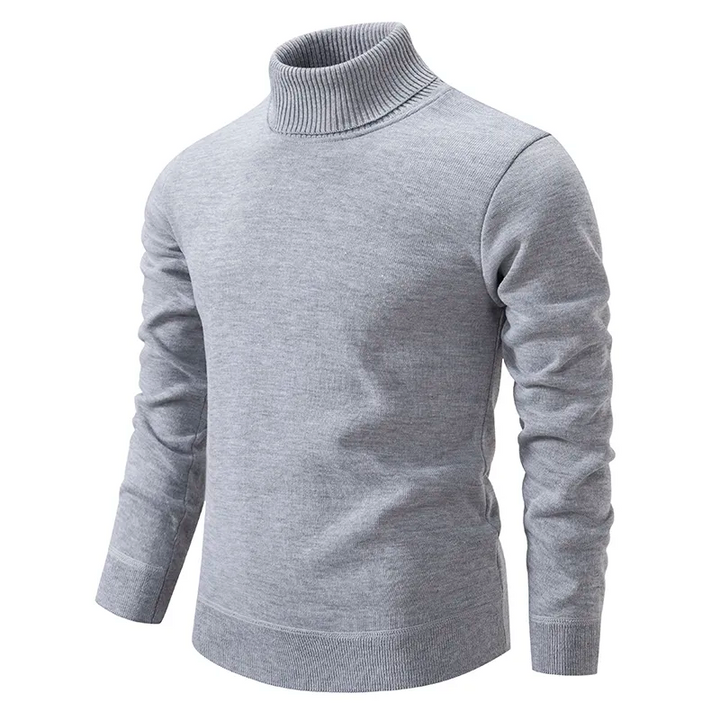Eleganter Rollkragenpullover aus hochwertiger Baumwolle für Herren - Komfort und Stil vereint