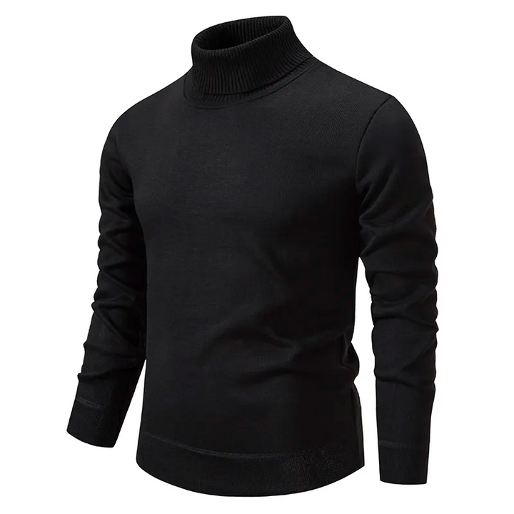 Eleganter Rollkragenpullover aus hochwertiger Baumwolle für Herren - Komfort und Stil vereint