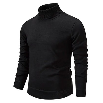 Eleganter Rollkragenpullover aus hochwertiger Baumwolle für Herren - Komfort und Stil vereint