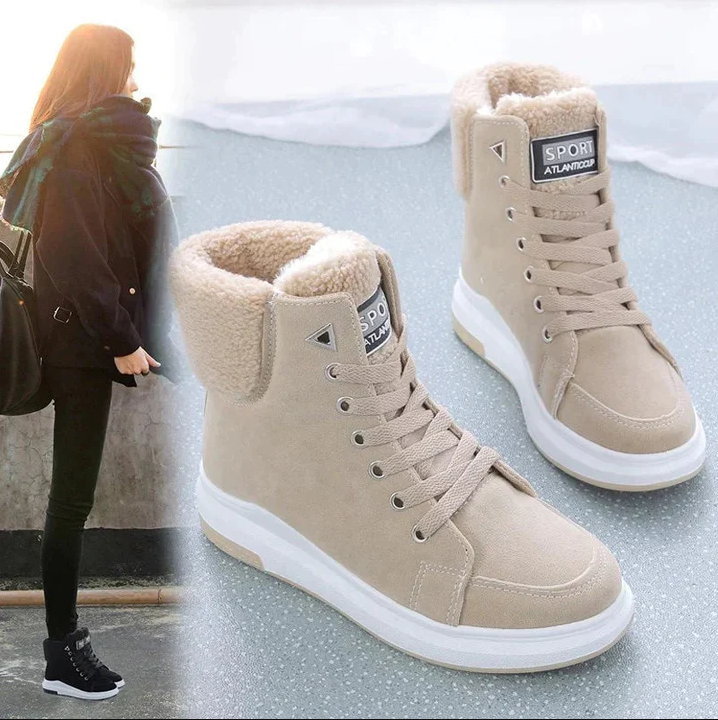 Fellgefütterte Winterstiefel - Bequeme Schneestiefel für kalte Tage