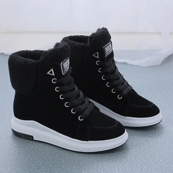 Fellgefütterte Winterstiefel - Bequeme Schneestiefel für kalte Tage
