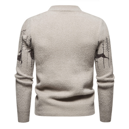 Festlicher Herrenpullover mit Weihnachtsdesign – Stilvoll und Bequem für die Feiertage