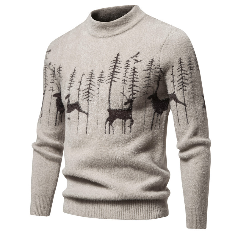Festlicher Herrenpullover mit Weihnachtsdesign – Stilvoll und Bequem für die Feiertage
