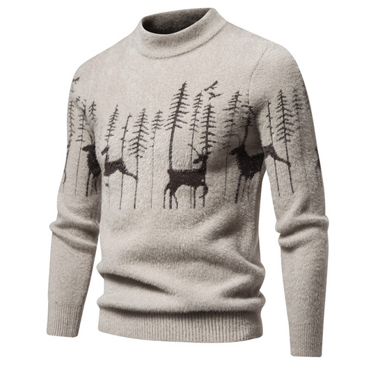 Festlicher Herrenpullover mit Weihnachtsdesign – Stilvoll und Bequem für die Feiertage