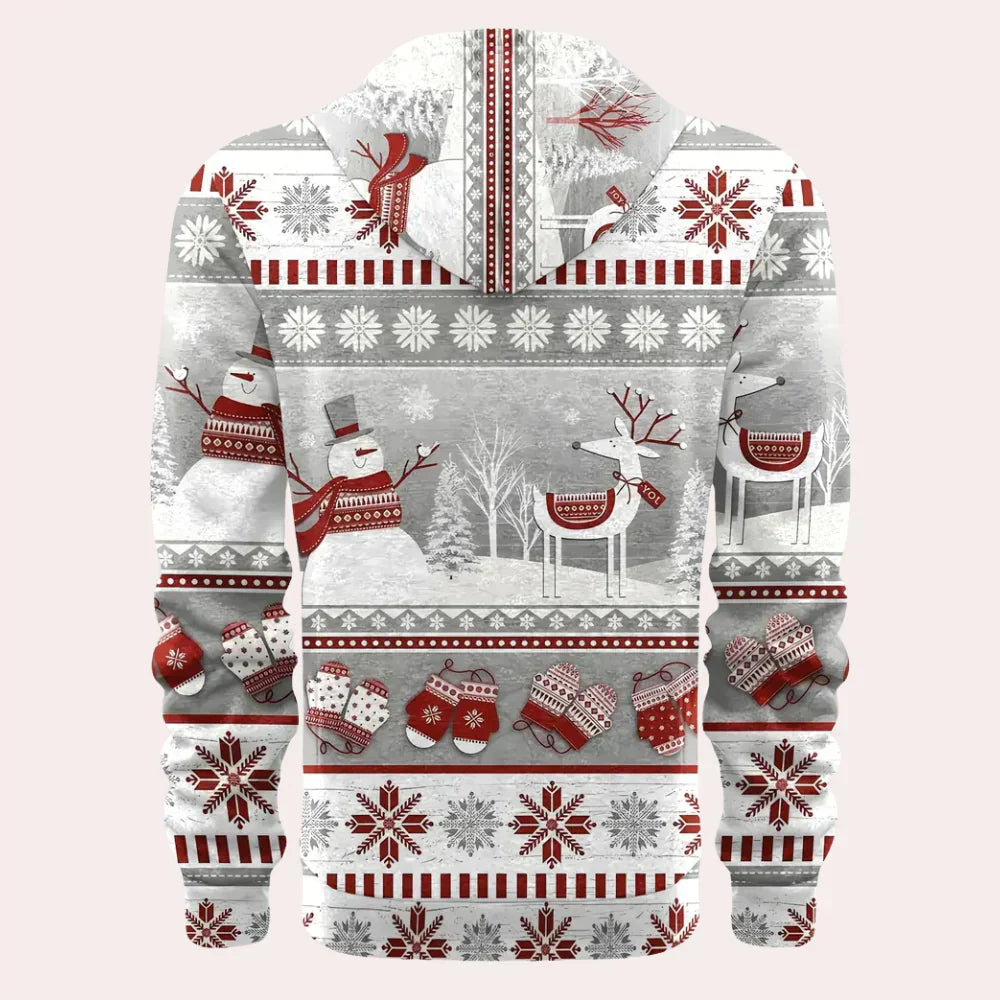 Festlicher Kapuzenpullover für die Weihnachtszeit - Bequem und Stilvoll