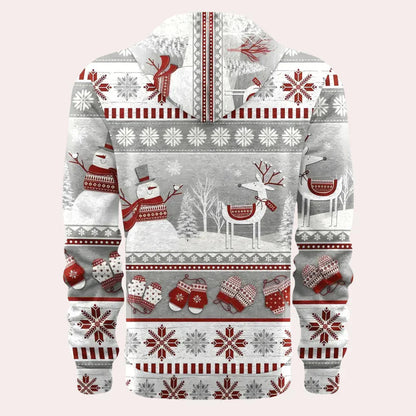 Festlicher Kapuzenpullover für die Weihnachtszeit - Bequem und Stilvoll