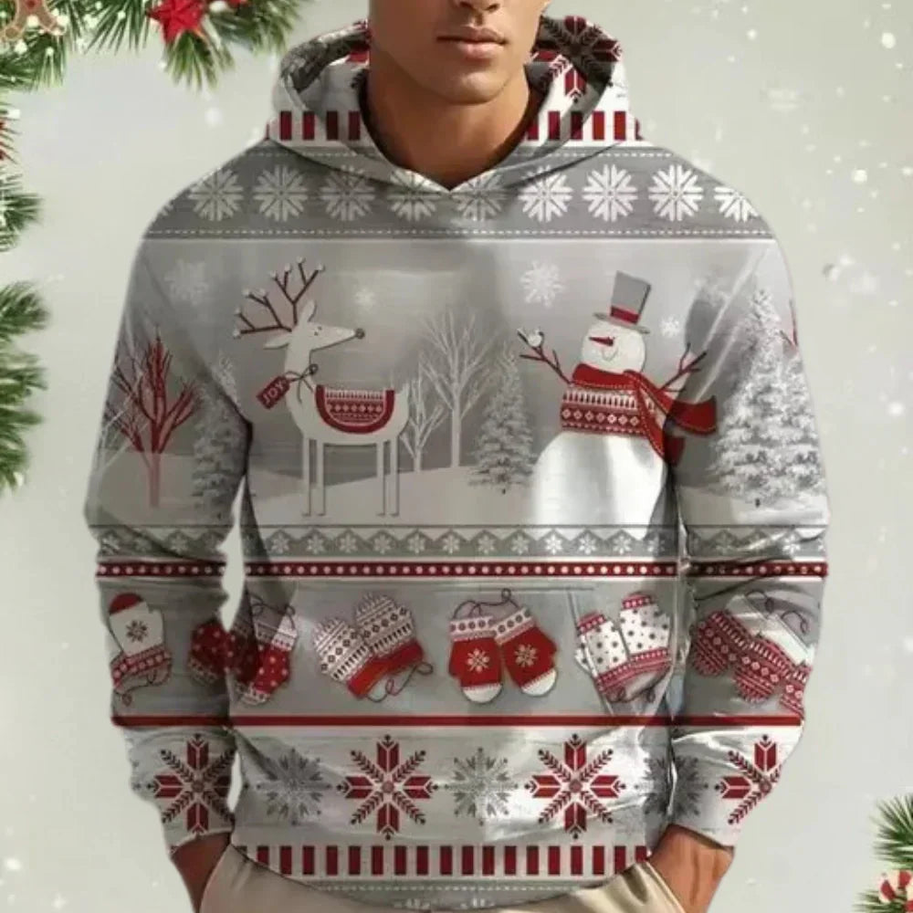 Festlicher Kapuzenpullover für die Weihnachtszeit - Bequem und Stilvoll
