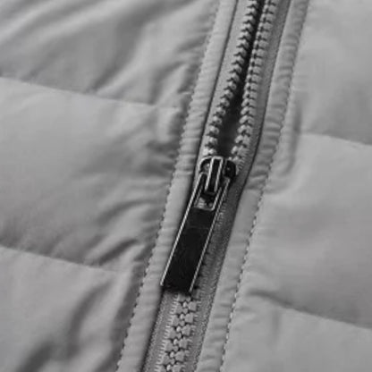 Herren Daunenjacke mit Kapuze – Gestepptes Design