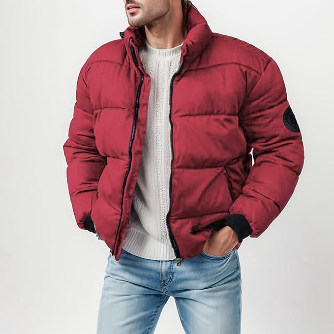Klassische Herren-Pufferjacke für den Winter - Stilvoll & Bequem