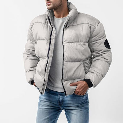 Klassische Herren-Pufferjacke für den Winter - Stilvoll & Bequem