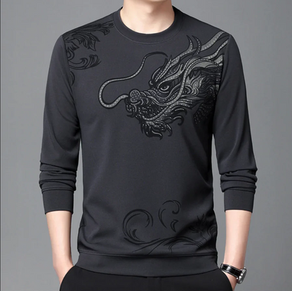 Kuscheliges Rundhals-Sweatshirt für Herren – Bequem und stylisch!