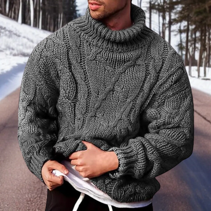 Kuschelweicher Herren-Strickpullover – Stilvoll und Funktional für kalte Tage