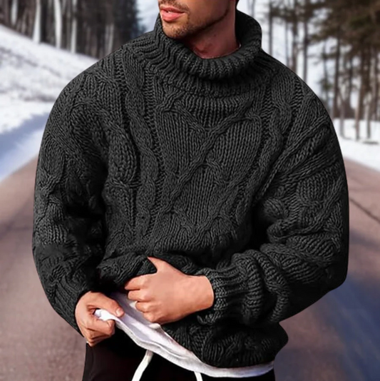 Kuschelweicher Herren-Strickpullover – Stilvoll und Funktional für kalte Tage
