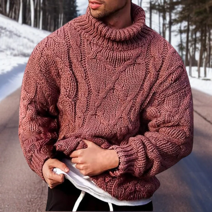 Kuschelweicher Herren-Strickpullover – Stilvoll und Funktional für kalte Tage