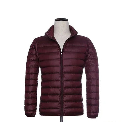 Leichte Herren Daunenjacke mit Kapuze - Stilvolle Winterpufferjacke für optimalen Komfort